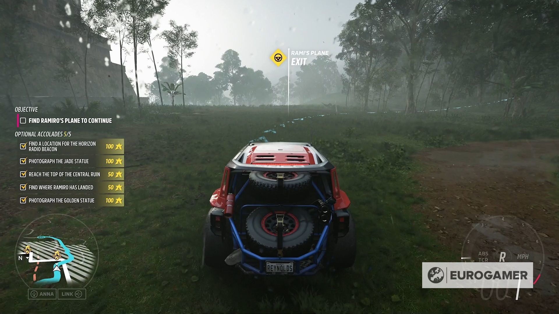 Forza Horizon 5 Tulum objectives radio beacon, jade and golden statue